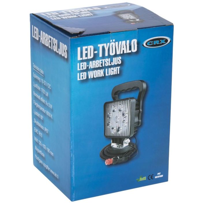 TYOVALO LED 27W MAGNEETTIKIINNITTEINEN ST87020B