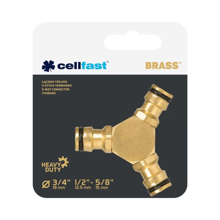 Y-liitin messinkiä BRASS tuotekuva 1