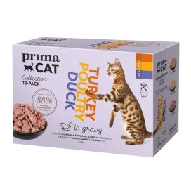 PrimaCat PrimaCat Classic siipikarja-mix kastikelaj. 12x85g