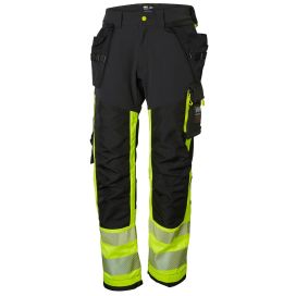 Helly Hansen Workwear Helly Hansen Work Wear Icu Huomio Riipputaskuhousut 1 Lk. keltainen/harmaa