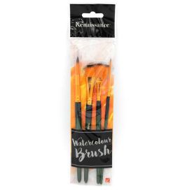 Renaissance sivellinsetti 4-osainen synteettisestä karvasta