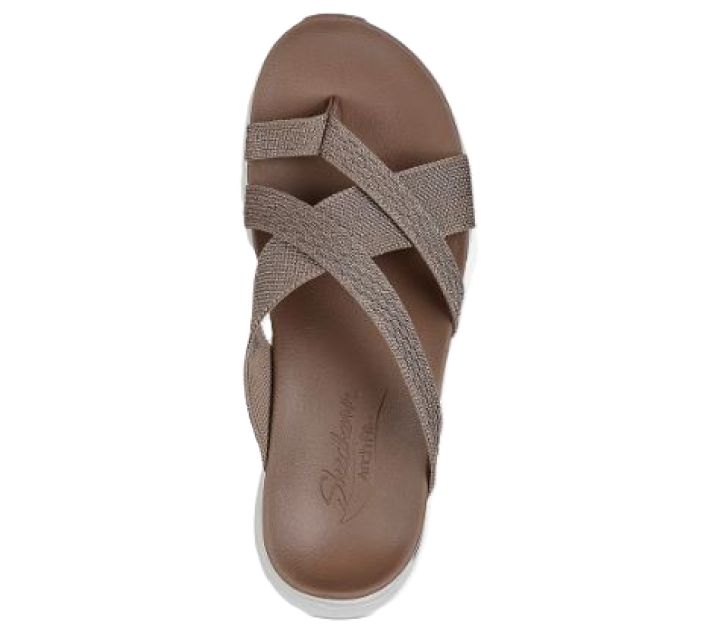 Skechers naisten Arch Fit sandal - New Beginning Mocha tuotekuva 1