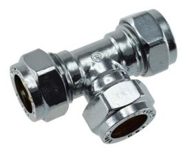 Puserrusliitin T 12 krom STF