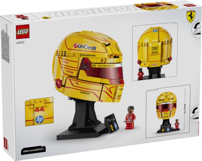 LEGO Scuderia Ferrari HP -kypärä – Lewis Hamilton tuotekuva 1