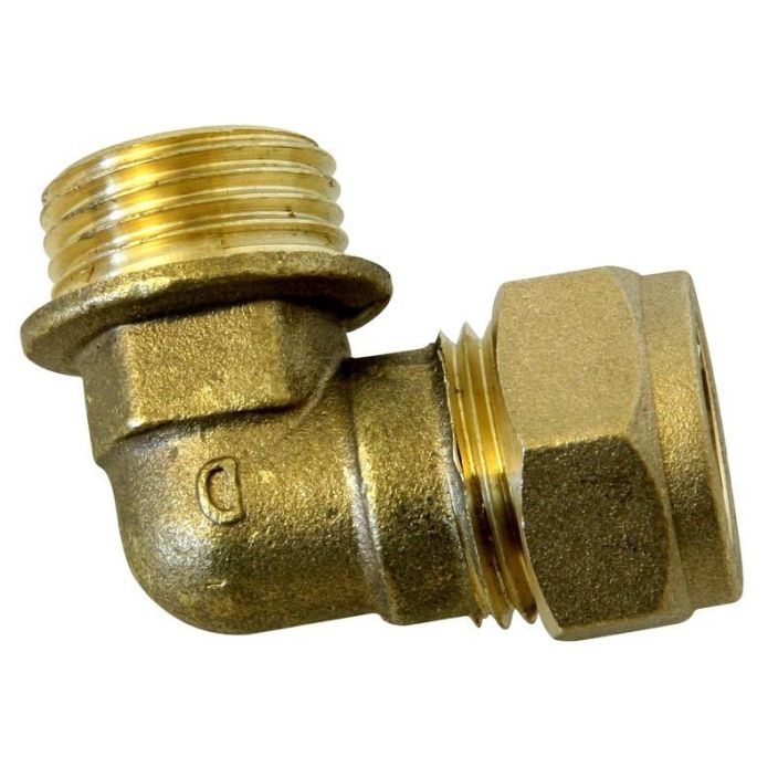 Puserrusliitin kulma ulkokierre 1/2&quot; - 15