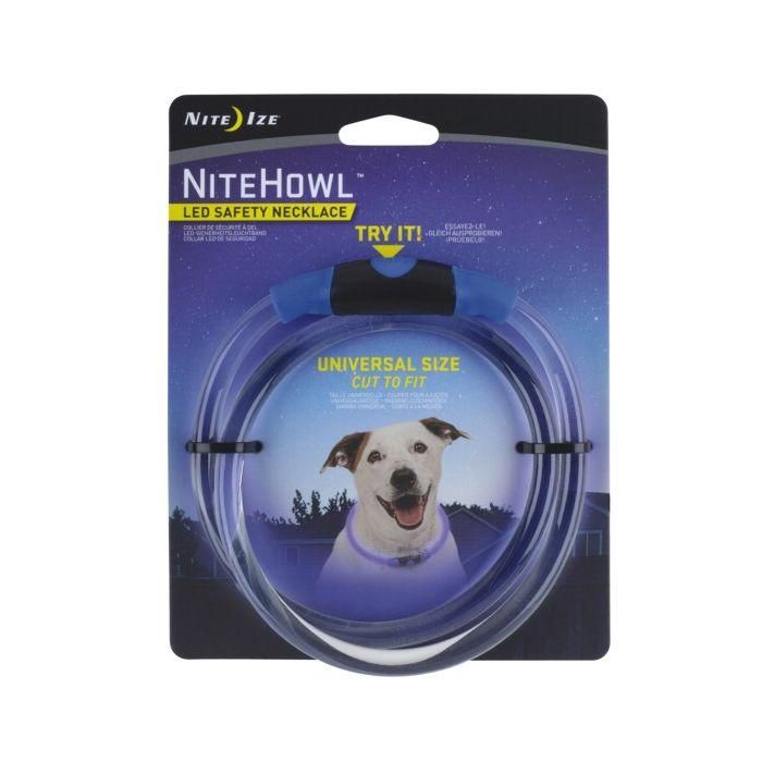 Nite Ize NiteHowl Safety Necklace sininen NiteHowl LED valopanta on valmistettu kestavasta polymeriputkesta jota valaisee