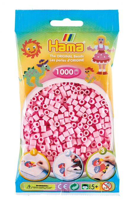 HAMA PUSSI 1000 PASTELLI ROOSA