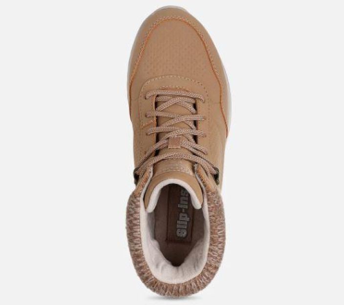 Skechers naisten Slip-ins: On-The-Go Stellar Ariana - Waterproof Beige tuotekuva 3