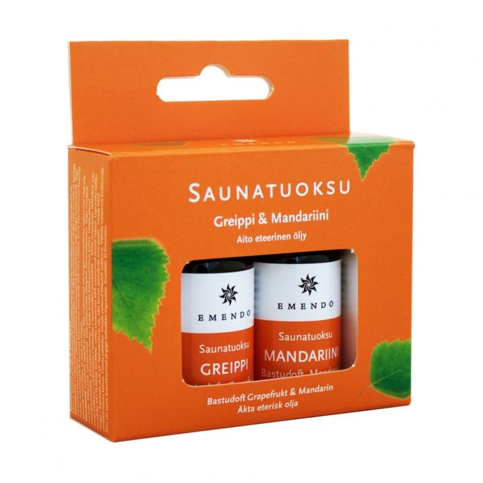 SAUNATUOKSU 2x10ml GREIPPI &amp; MANDARIINI