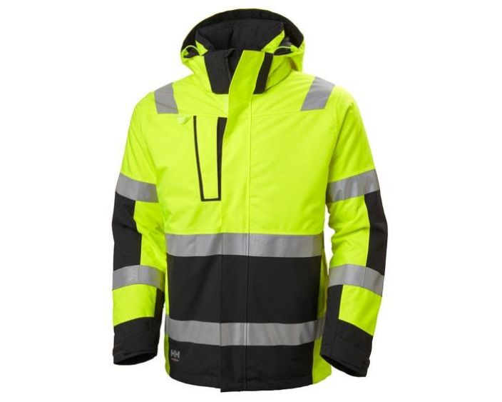 Helly Hansen Workwear talvitakki alna 2.0 fl. Keltainen Alna 2.0 -talvitakki on kestava, tyylikas ja nakyva. Painetut