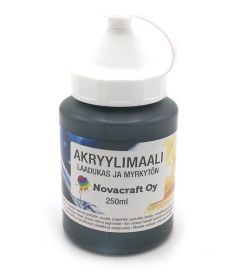 Novacraft akryylimaali 250ml, musta