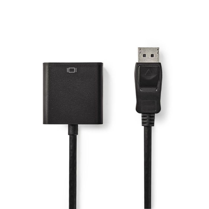 Nedis DisplayPort – DVI-D kaapeli 0,2M Tama sovitinkaapeli muuntaa DisplayPort-signaalit DVI-D-signaaleiksi. Ihanteellinen