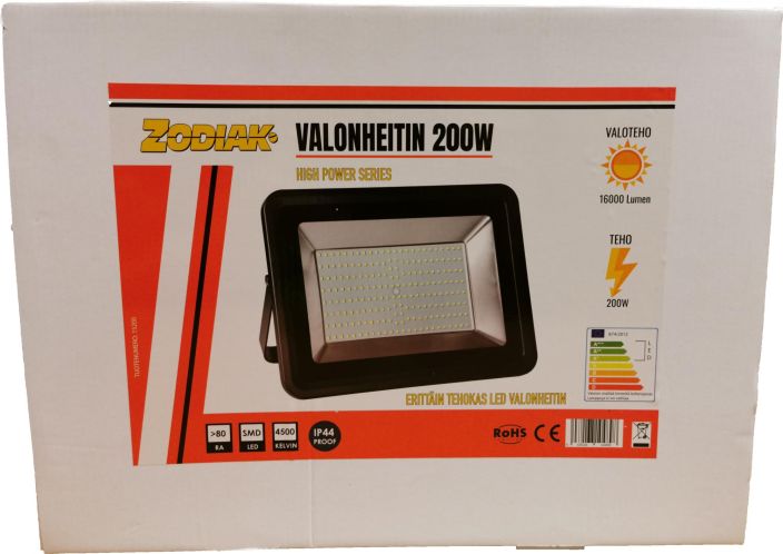 Zodiak  200W Led valonheitin tuotekuva 1