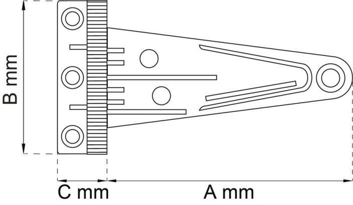 T-Sarana 715 messinkitapilla 110x95x35mm