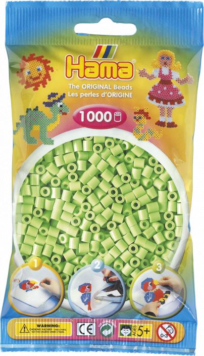 Hama-Helmet Midi 1000kpl pastellinvihrea