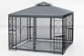 Paviljonki Barcelona 3X3M Harmaa