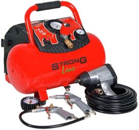 STRONGLINE KOMPRESSORI 12L/200L/10 BAR JA TYÖKALUT