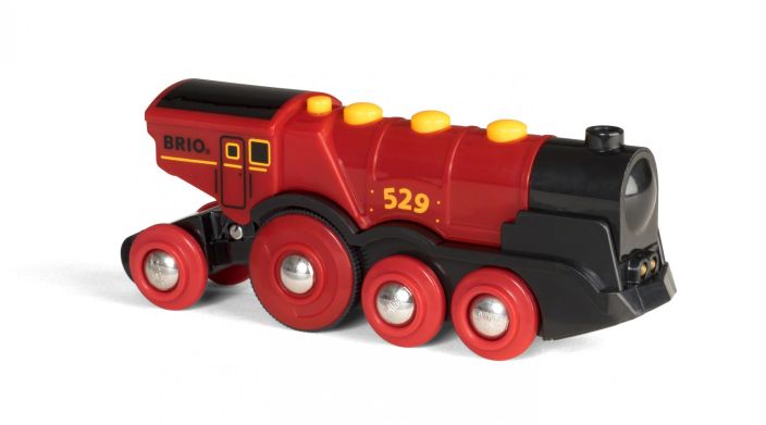 Brio World Tehokas punainen paristoveturi tuotekuva 1