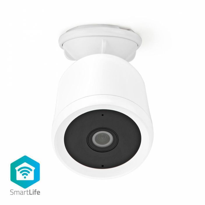 SmartLife Ulkokamera | Wi-Fi | Full HD 1080p | IP65 | Cloud / Micro SD | 5,0 V DC | Yokuvaus | Android™ &amp; iOS | Valkoinen