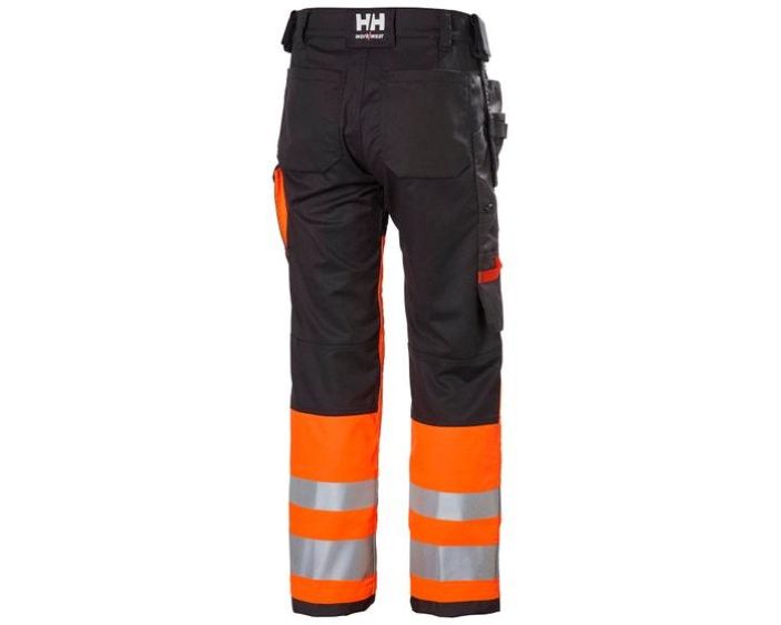 Helly Hansen Workwear Tyohousu RT Alna 2.0 Oranssi Luokan 1 Alna 2.0 -riipputaskuhousuissa on kaytetty joustavaa kangasta ja