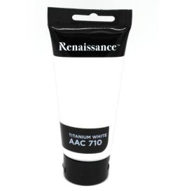 Renaissance akryylimaali 75ml, Titanium White