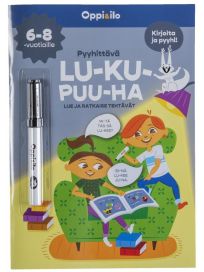 Oppi & Ilo Oppi & Ilo Pyyhittävä LU-KU-PUU-HA -puuhakirja 6-8 v