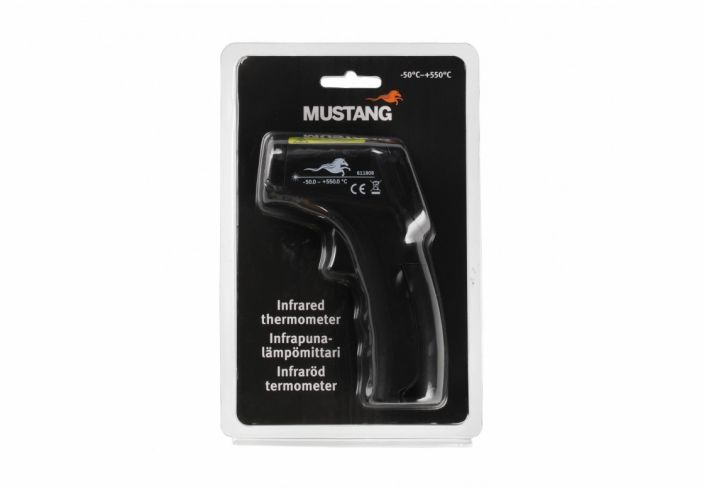 Mustang infrapunalampomoittari +550C Kompakti infrapunalampomittari. Soveltuu erityisesti pizzauunien lampotilan