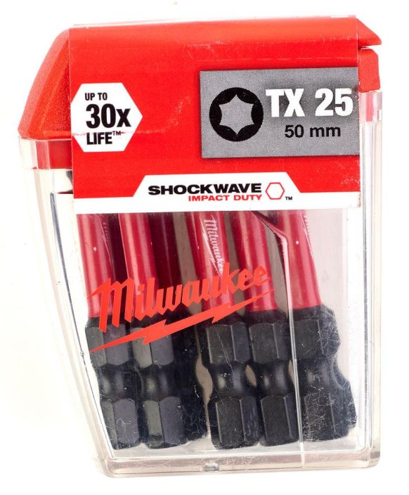 Milwaukee Shockwave Ruuvikärki TX25 x 50mm 10kpl/pkt tuotekuva 1