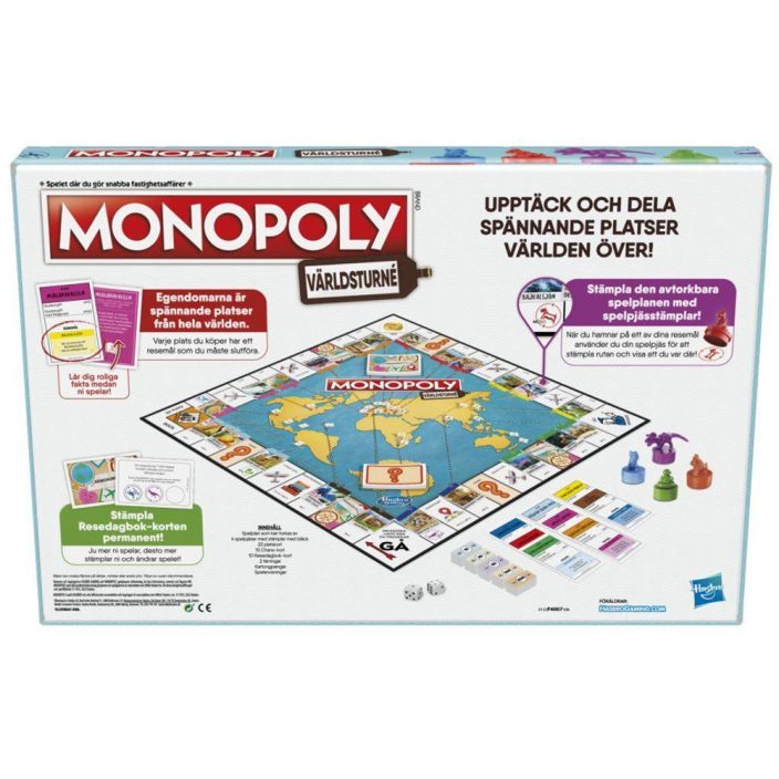 MONOPOLY MATKUSTA MAAILMANYMPARI (SE)