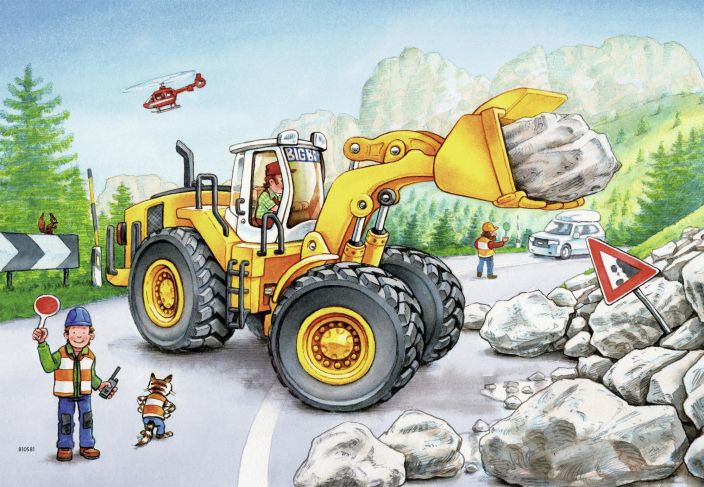 Ravensburger Palapeli 2x24 diggers at work  tuotekuva 2