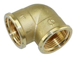 Kulma sisäkierre 1" messinki