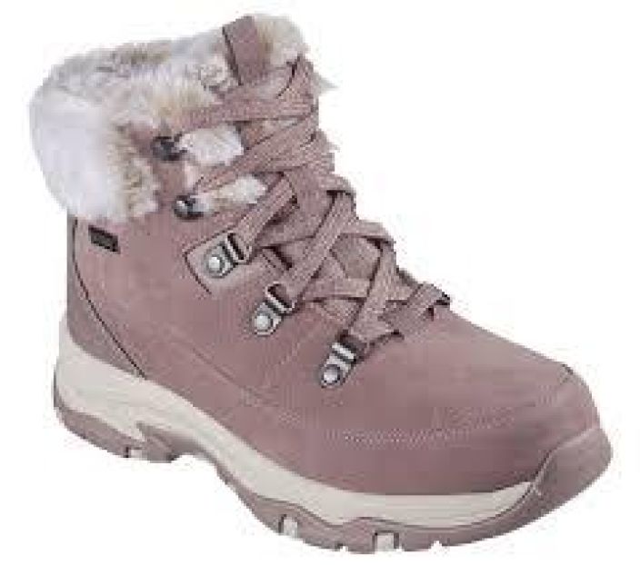 Skechers naisten Trego - Snow Worries - Waterproof mauve Kulje poluilla mukavasti ja tyylikkaasti Skechers Trego - Snow