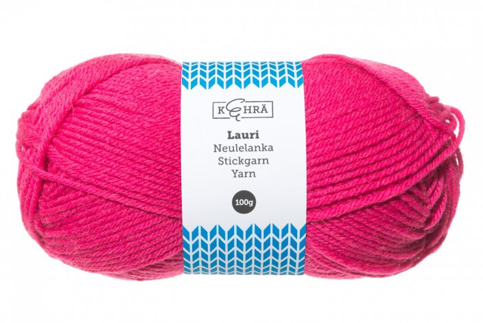 Kehra Lauri Neulelanka pinkki 100 g Kerassa 100g, n. 200 metria. Puikot 3.5-4mm, neuletiheys 10cm:lla 18s-19s ja 26 krs, Kehra Lauri Neulelanka pinkki 100 g Kerassa 100g, n. 200 metria. Puikot 3.5-4mm, neuletiheys 10cm:lla 18s-19s ja 26 krs,
