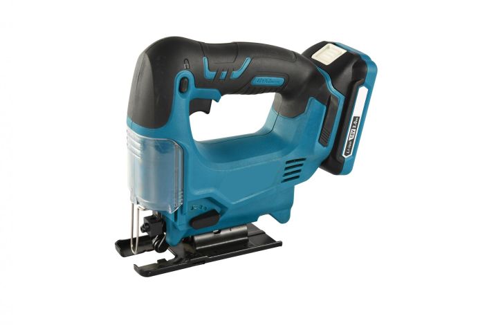 Jonkoping® Kuviosaha Li-ion runko Toimii Jonkoping ja Makita akuilla Jannite: 18 V DC Nopeus: 0 - 2600 rpm Iskunpituus: 26