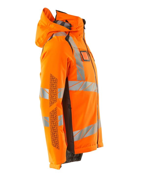 MASCOT mieste Talvitakki ACCELERATE SAFE hi-vis oranssi/tumma Hengittava, tuulen- ja vedenpitava teipatuilla saumoilla.