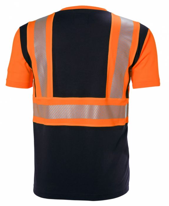 Helly Hansen Work Wear Icu Huomio T-Paita oranssi/Musta ICU t-paita pitaa ihosi varmasti kuivana. Lifa® Flow -materiaali