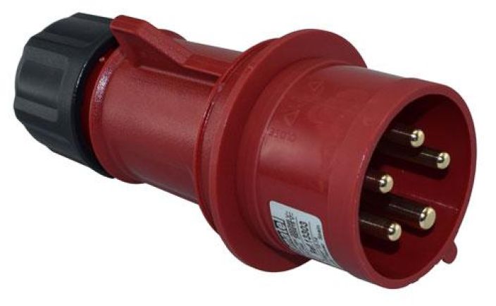 Pistotulppa 5-napainen 32A 400 V