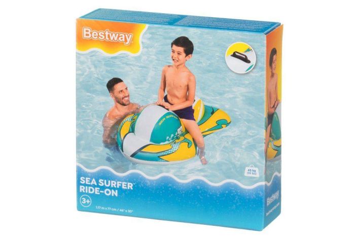 Bestway Uimalelu Vesijetti 177x77cm Vesijetti‑uimalelu tuo vauhdikasta kesameininkia vesileikkeihin. Bestway Uimalelu Vesijetti 177x77cm Vesijetti‑uimalelu tuo vauhdikasta kesameininkia vesileikkeihin.