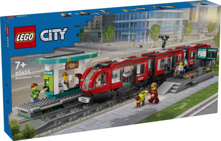 LEGO Keskikaupungin pikaratikkapysakki 60423 LEGO Keskikaupungin pikaratikkapysakki 60423