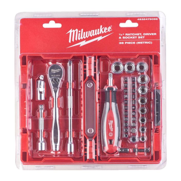 HYLSYT JA RAIKKAVAANNIN 1/4&quot; 38-OS MILWAUKEE 4932479096