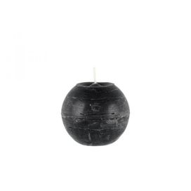 Fanni K Fanni K Pallokynttilä Rustiikki 8 cm musta