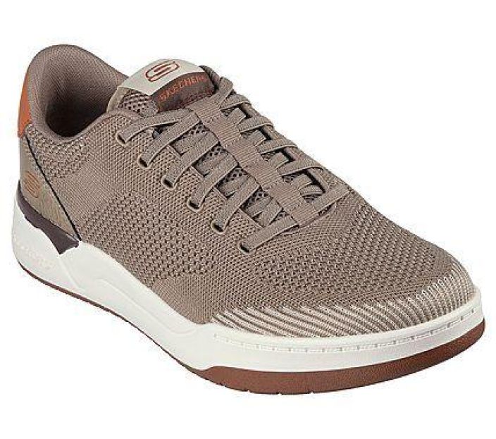 Skechers miesten Relaxed Fit: Corliss - Dorset Taupe Erinomainen mukavuus yhdistyy taydellisesti rentoon tyyliin Skechers