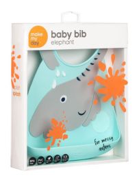 Make My Day Make My Day ruokalappu, elefantti