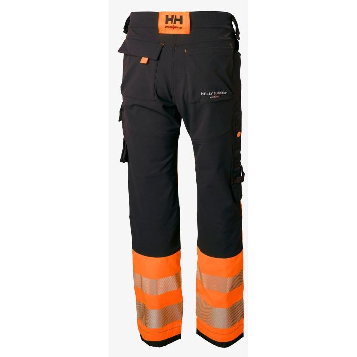 Helly Hansen Work Wear Icu Huomio Riipputaskuhousut 1 Lk. Otanssi/harmaa tuotekuva 1