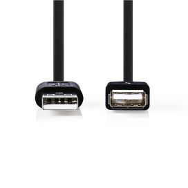 Nedis USB 2.0 -Kaapeli Uros -Naaras 2M