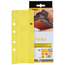 HIOMAPAPERI 93X230MM 8R P60 KELTAINEN 10KPL