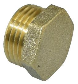 Tulppa 1/2' messinki