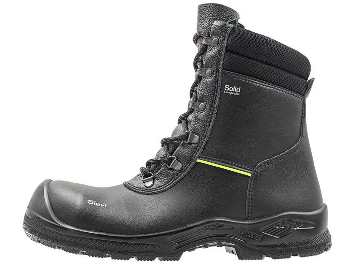 SIEVI TURVAJALKINE SOLID CT+ S3L Lampimat varsikengat komposiittivarvassuojalla ja tekstiilinaulasuojalla. PU-vahvistettu SIEVI TURVAJALKINE SOLID CT+ S3L Lampimat varsikengat komposiittivarvassuojalla ja tekstiilinaulasuojalla. PU-vahvistettu