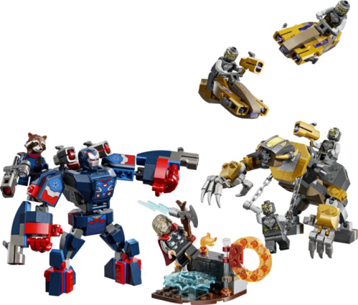 LEGO Avengers: Endgame Thor vastaan Chitauri tuotekuva 1