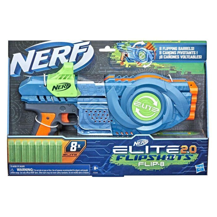 NERF ELITE 2.0 FLIPSHOTS FLIP-8